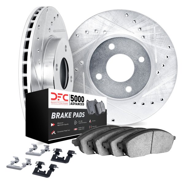 DFC® - PRO-KIT 5000+ Drilled and Slotted Front Brake Kit