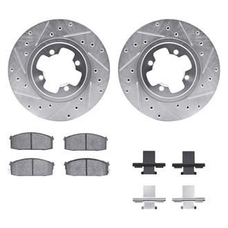DFC® - PRO-KIT 5000+ Drilled and Slotted Front Brake Kit