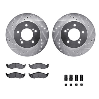 DFC® - PRO-KIT 5000+ Drilled and Slotted Front Brake Kit