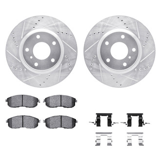 DFC® - PRO-KIT 5000+ Drilled and Slotted Front Brake Kit