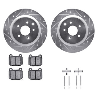 DFC® - PRO-KIT 5000+ Drilled and Slotted Rear Brake Kit