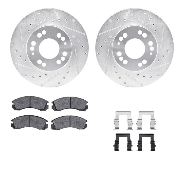 DFC® - PRO-KIT 5000+ Drilled and Slotted Front Brake Kit