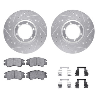 DFC® - PRO-KIT 5000+ Drilled and Slotted Front Brake Kit