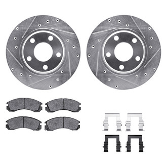 DFC® - PRO-KIT 5000+ Drilled and Slotted Front Brake Kit