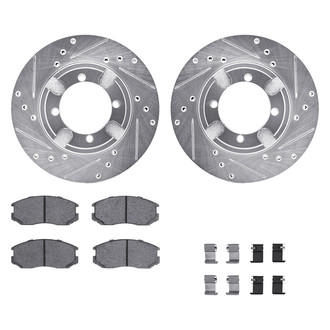 DFC® - PRO-KIT 5000+ Drilled and Slotted Front Brake Kit
