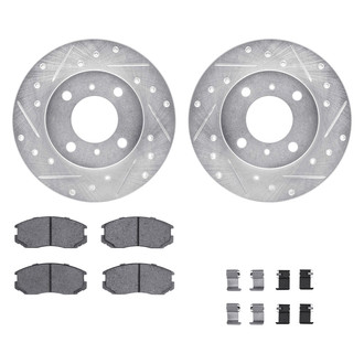 DFC® - PRO-KIT 5000+ Drilled and Slotted Front Brake Kit
