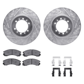 DFC® - PRO-KIT 5000+ Drilled and Slotted Front Brake Kit