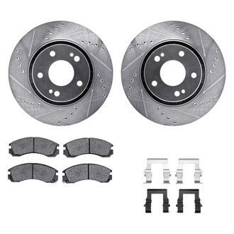 DFC® - PRO-KIT 5000+ Drilled and Slotted Front Brake Kit