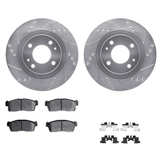 DFC® - PRO-KIT 5000+ Drilled and Slotted Front Brake Kit