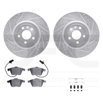 DFC® - PRO-KIT 5000+ Drilled and Slotted Front Brake Kit