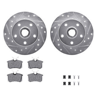 DFC® - PRO-KIT 5000+ Drilled and Slotted Rear Brake Kit