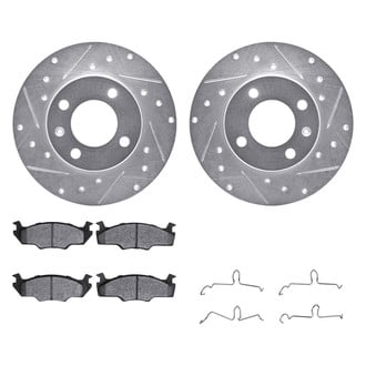 DFC® - PRO-KIT 5000+ Drilled and Slotted Front Brake Kit