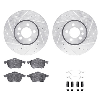 DFC® - PRO-KIT 5000+ Drilled and Slotted Front Brake Kit