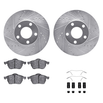 DFC® - PRO-KIT 5000+ Drilled and Slotted Front Brake Kit