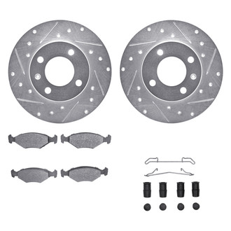 DFC® - PRO-KIT 5000+ Drilled and Slotted Front Brake Kit