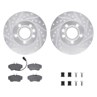DFC® - PRO-KIT 5000+ Drilled and Slotted Front Brake Kit