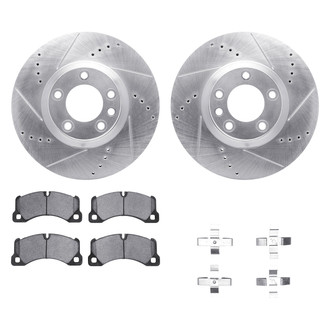 DFC® - PRO-KIT 5000+ Drilled and Slotted Front Brake Kit