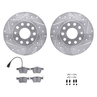 DFC® - PRO-KIT 5000+ Drilled and Slotted Rear Brake Kit