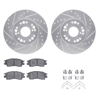 DFC® - PRO-KIT 5000+ Drilled and Slotted Front Brake Kit