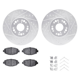 DFC® - PRO-KIT 5000+ Drilled and Slotted Front Brake Kit