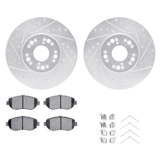 DFC® - PRO-KIT 5000+ Drilled and Slotted Front Brake Kit