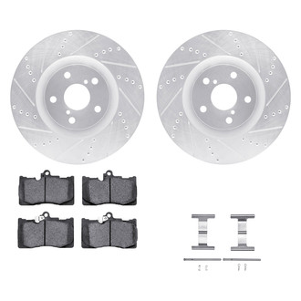 DFC® - PRO-KIT 5000+ Drilled and Slotted Front Brake Kit
