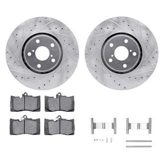 DFC® - PRO-KIT 5000+ Drilled and Slotted Front Brake Kit