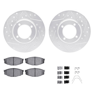 DFC® - PRO-KIT 5000+ Drilled and Slotted Front Brake Kit