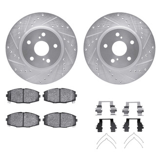 DFC® - PRO-KIT 5000+ Drilled and Slotted Front Brake Kit