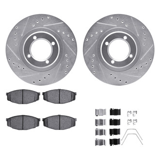 DFC® - PRO-KIT 5000+ Drilled and Slotted Front Brake Kit
