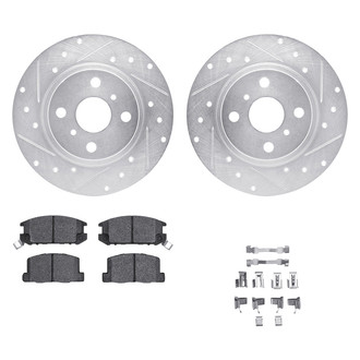DFC® - PRO-KIT 5000+ Drilled and Slotted Rear Brake Kit
