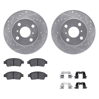 DFC® - PRO-KIT 5000+ Drilled and Slotted Front Brake Kit