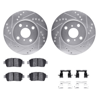 DFC® - PRO-KIT 5000+ Drilled and Slotted Front Brake Kit