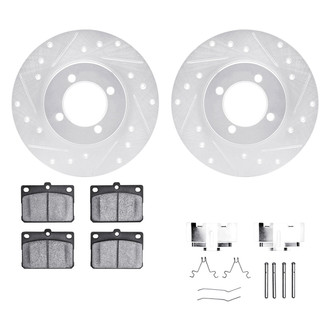 DFC® - PRO-KIT 5000+ Drilled and Slotted Front Brake Kit