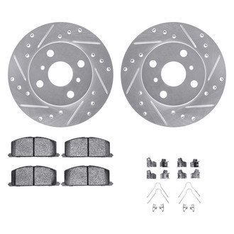 DFC® - PRO-KIT 5000+ Drilled and Slotted Front Brake Kit