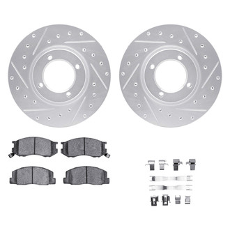 DFC® - PRO-KIT 5000+ Drilled and Slotted Front Brake Kit