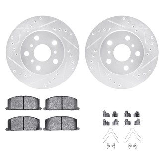 DFC® - PRO-KIT 5000+ Drilled and Slotted Front Brake Kit