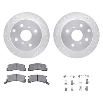 DFC® - PRO-KIT 5000+ Drilled and Slotted Rear Brake Kit