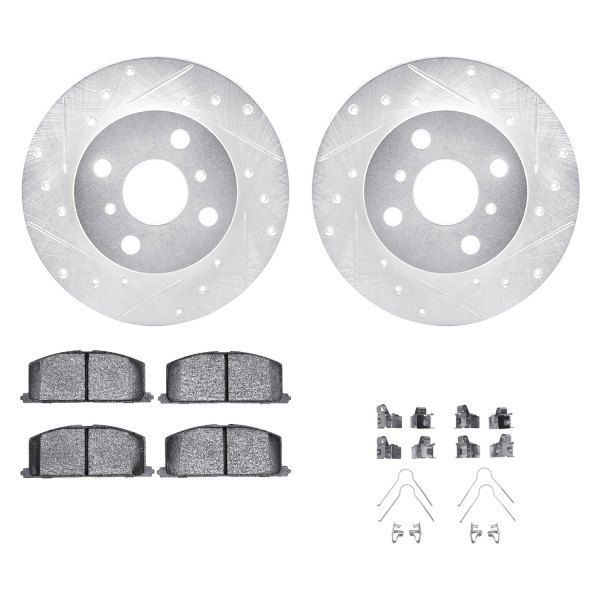 DFC® - PRO-KIT 5000+ Drilled and Slotted Front Brake Kit