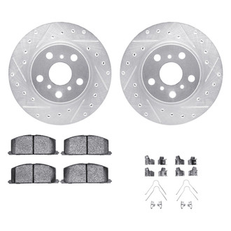 DFC® - PRO-KIT 5000+ Drilled and Slotted Front Brake Kit