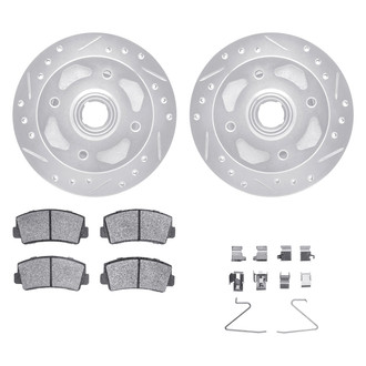 DFC® - PRO-KIT 5000+ Drilled and Slotted Front Brake Kit
