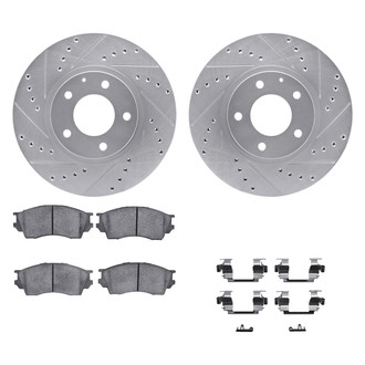 DFC® - PRO-KIT 5000+ Drilled and Slotted Front Brake Kit