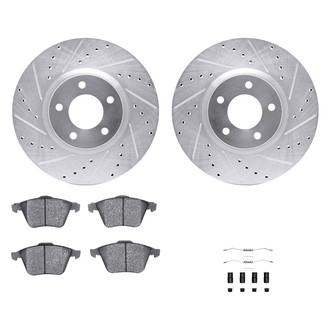 DFC® - PRO-KIT 5000+ Drilled and Slotted Front Brake Kit