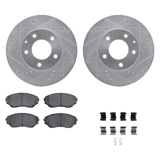 DFC® - PRO-KIT 5000+ Drilled and Slotted Front Brake Kit