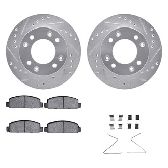 DFC® - PRO-KIT 5000+ Drilled and Slotted Front Brake Kit
