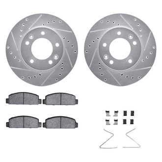 DFC® - PRO-KIT 5000+ Drilled and Slotted Front Brake Kit