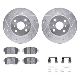 DFC® - PRO-KIT 5000+ Drilled and Slotted Front Brake Kit