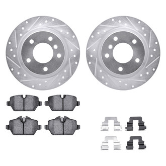DFC® - PRO-KIT 5000+ Drilled and Slotted Rear Brake Kit