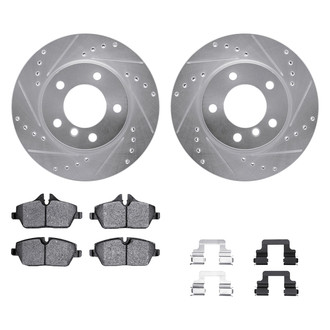 DFC® - PRO-KIT 5000+ Drilled and Slotted Front Brake Kit