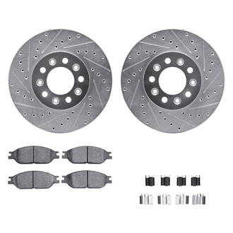 DFC® - PRO-KIT 5000+ Drilled and Slotted Front Brake Kit